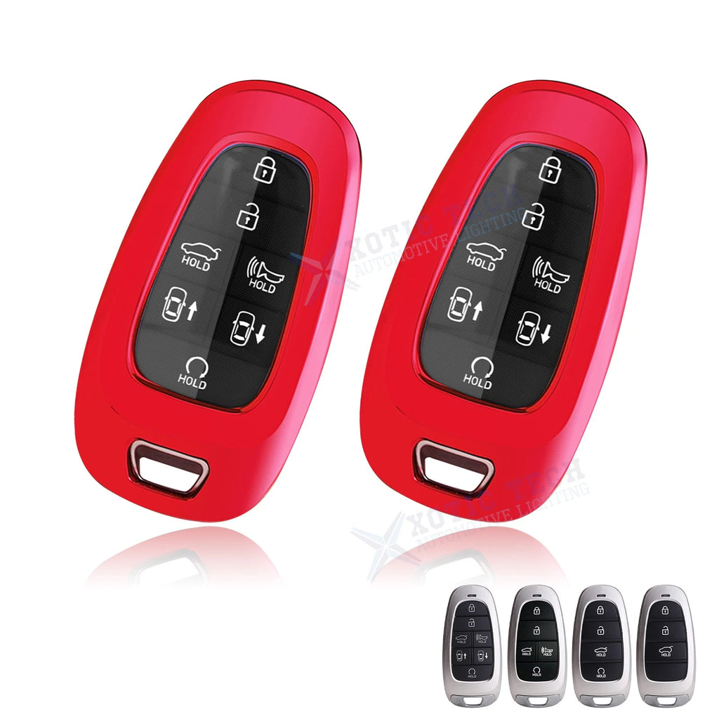 Smart Key Fob Cover Case for Hyundai Sonata Tucson (2015–2020)