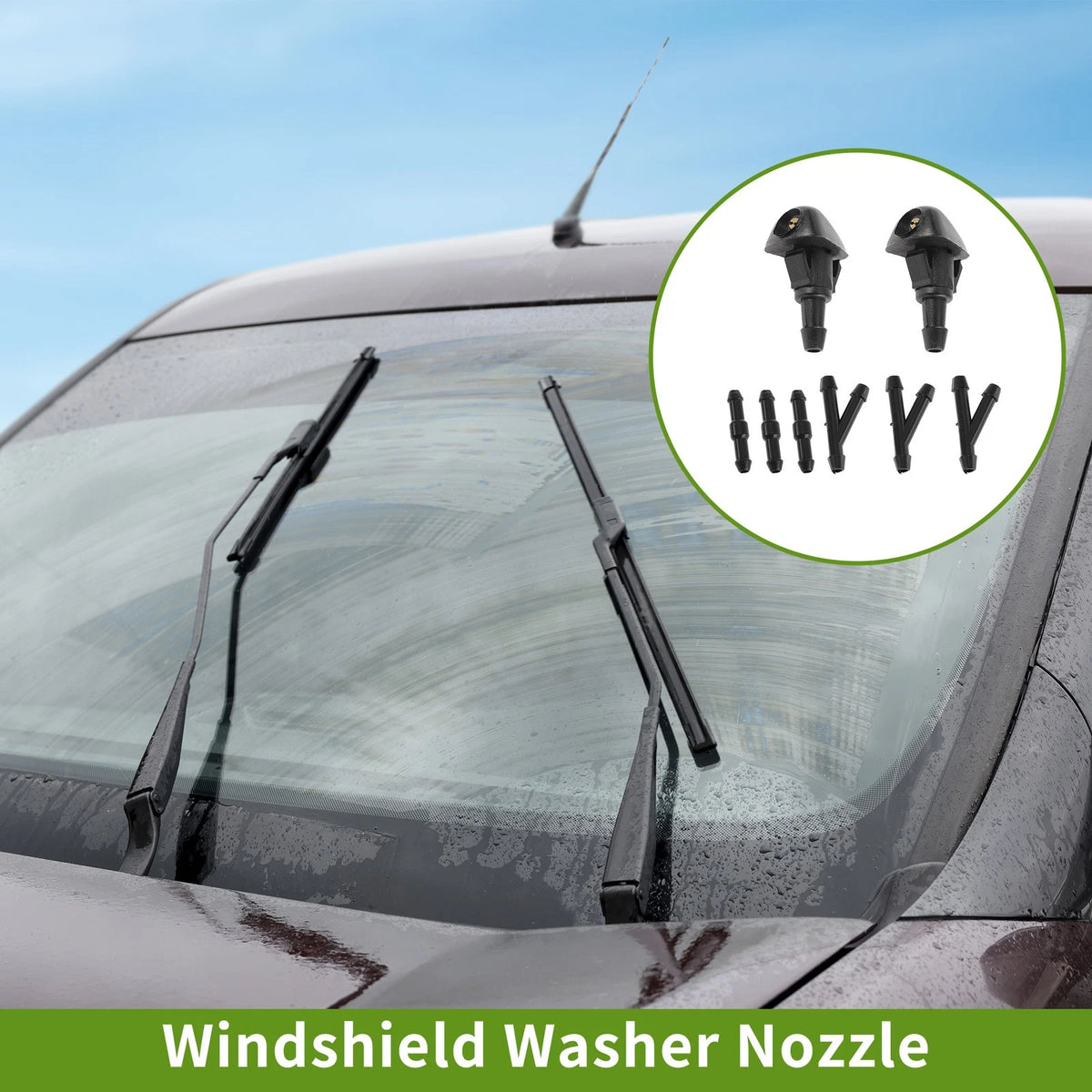 Windshield Washer Nozzle Set for Honda 