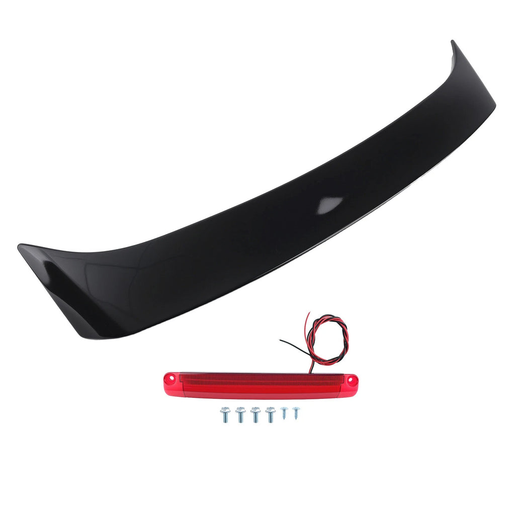 Glossy Black Trunk Wing Spoiler for Toyota Corolla CE LE S 03-08 LED Brake Light
