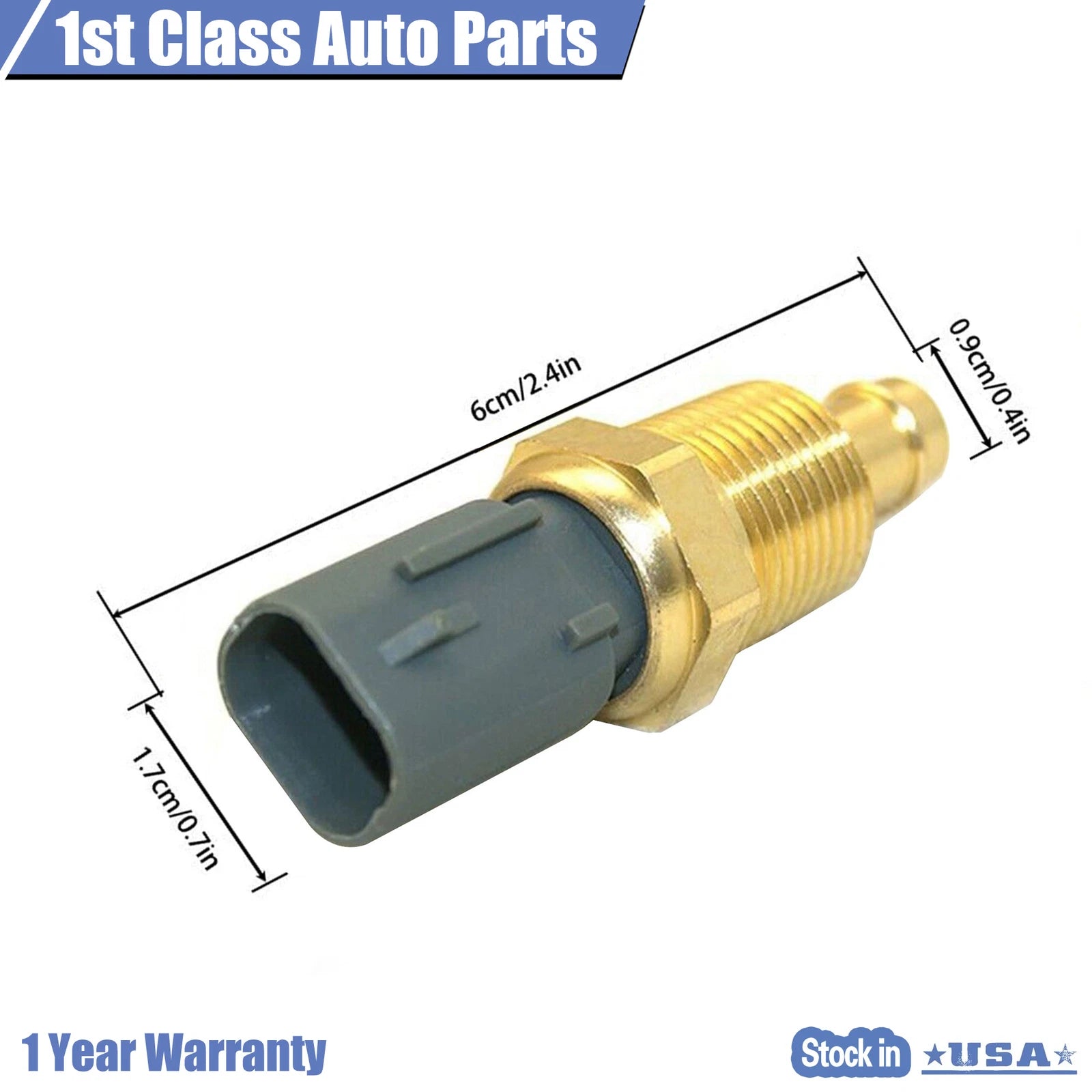 Engine Coolant Temperature Sensor for Dodge Chrysler Jeep Ram (2008–2020)