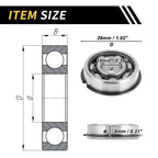 1 Pc 6000NR Deep Groove Ball Bearing for Scooter Skateboard (10x26x8mm)