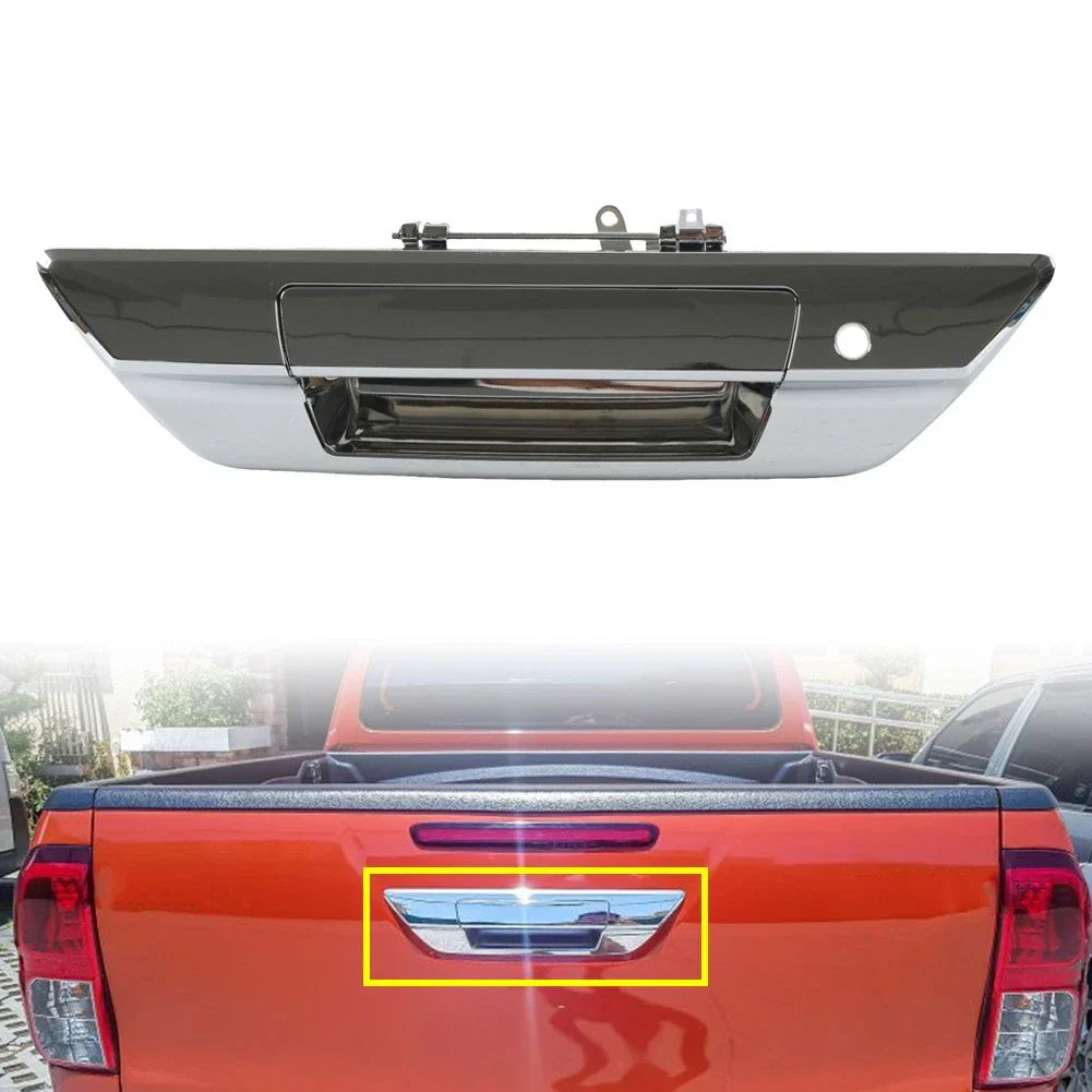 Chrome Tailgate Door Handle with Key Hole for Toyota Hilux (2015-2018)