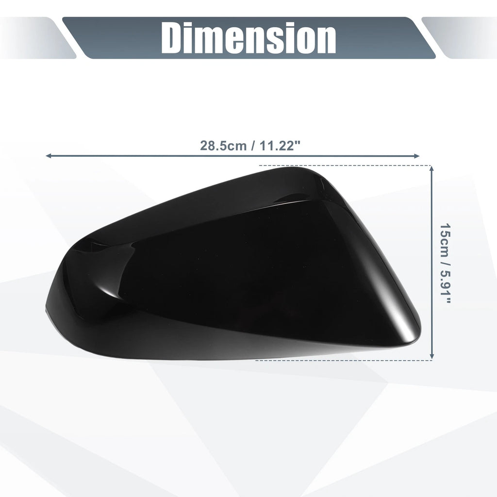 1 Pair Rearview Mirror Cover Caps Overlay Gloss Black for Lexus RX (2023)