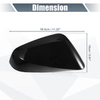 1 Pair Rearview Mirror Cover Caps Overlay Gloss Black for Lexus RX (2023)