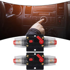 2 x Circuit Breaker 30A Resettable Fuse for Car & Marine Applications
