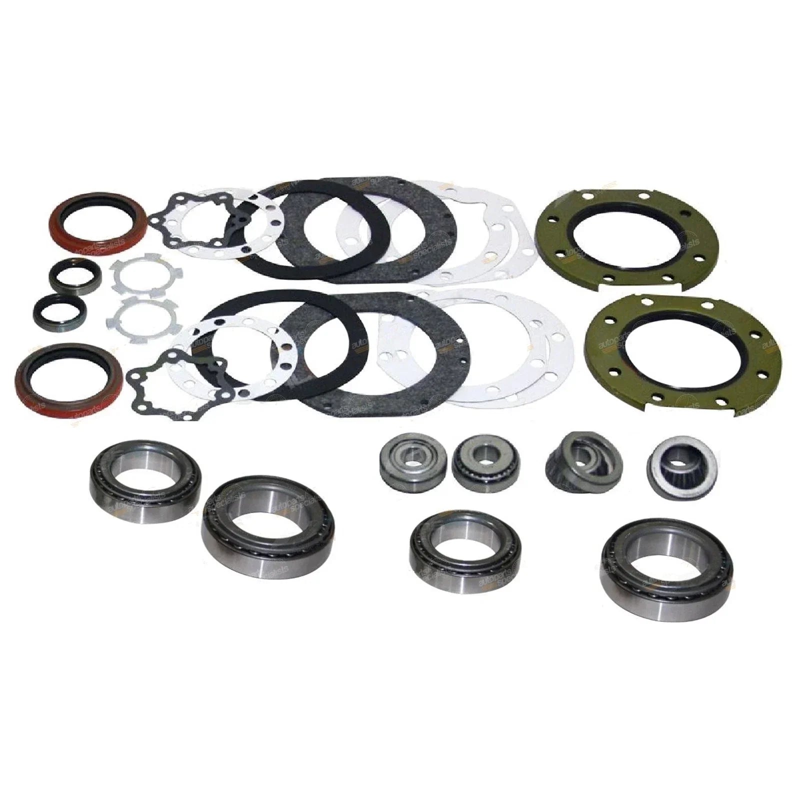 2 x Swivel Hub Oil Seal + Wheel Bearing Kit for Hilux 4x4 (1997–2005)
