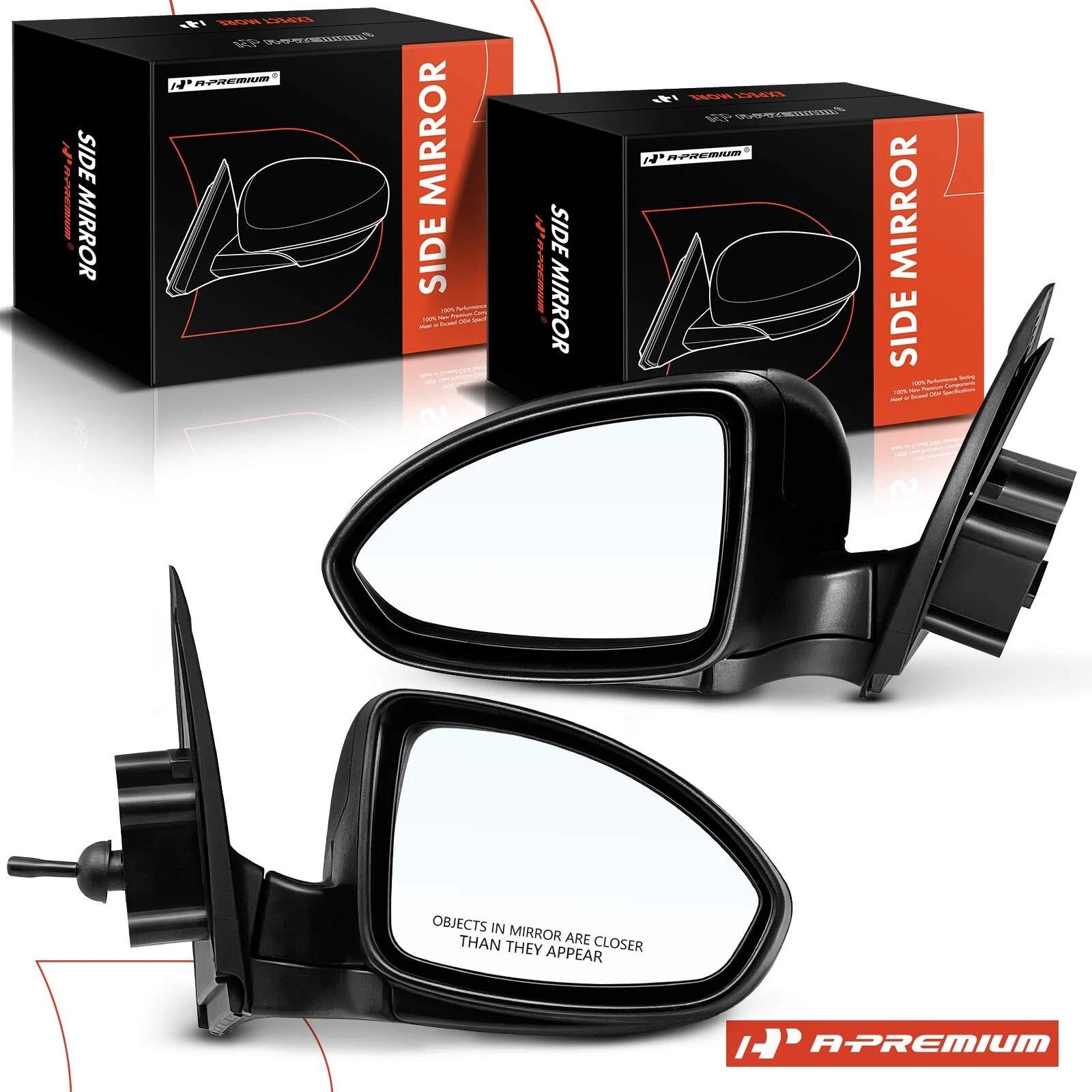 Pair Manual Folding Mirrors for Chevy Cruze (2011–2015)