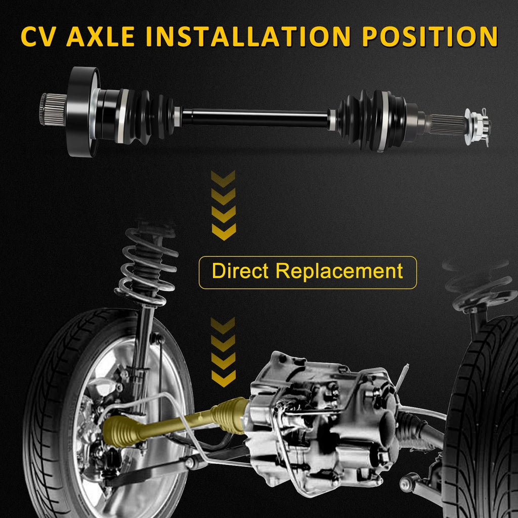 Set of 2 CV Axle Shafts for Suzuki King Quad 750 500 (2011–2015)