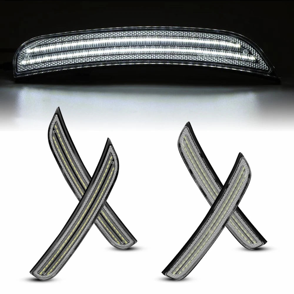 4X LED Side Marker Light Clear Lens for Dodge Charger (2015–2022)