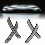 4X LED Side Marker Light Clear Lens for Dodge Charger (2015–2022)
