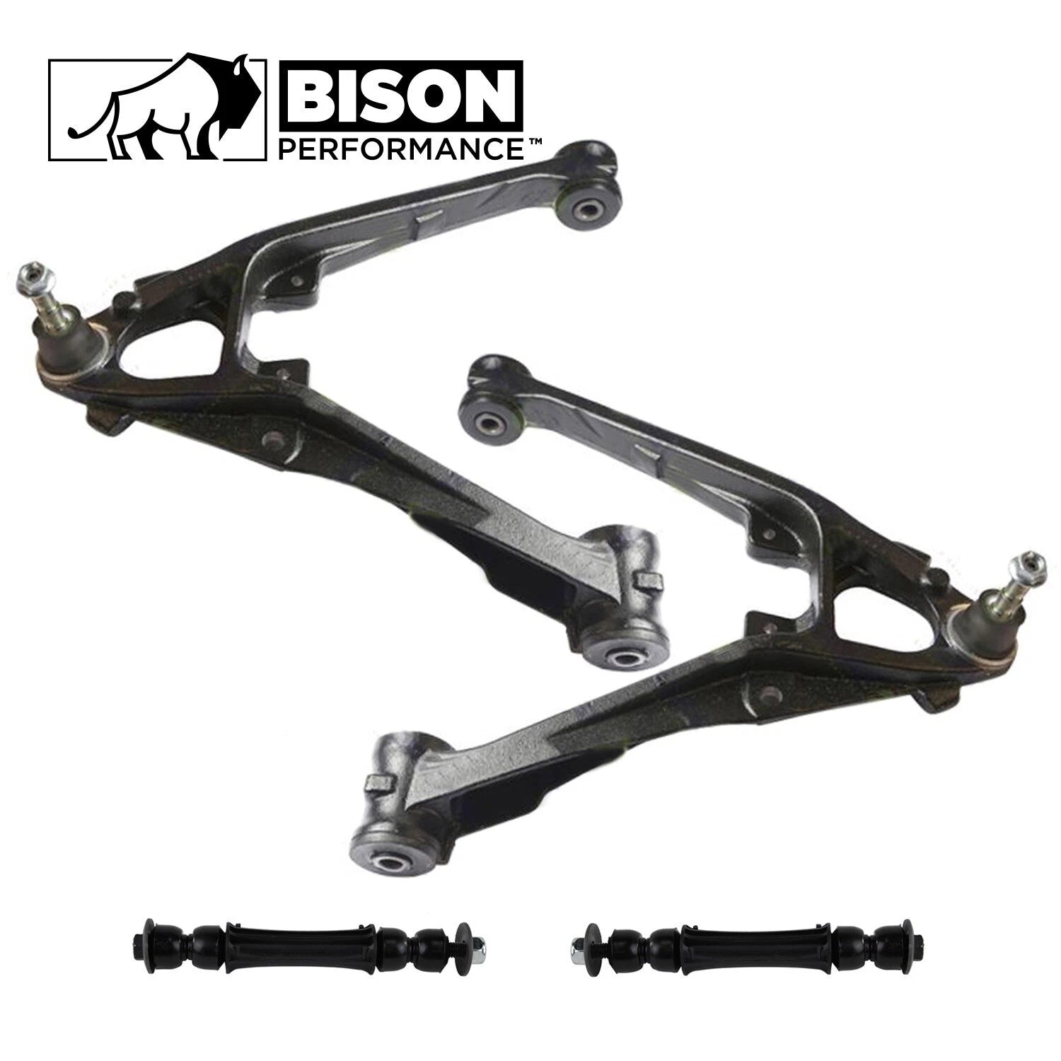 Set of 4 Front Lower Control Arms & Sway Bar Kit for Chevy GMC