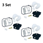3X Carburetor Repair Kit for Yamaha 2 Stroke 25 30HP (61N-W0093-00)