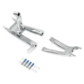 Chrome Floorboard Footboards Bracket for Harley Softail Deluxe (2018–2025)