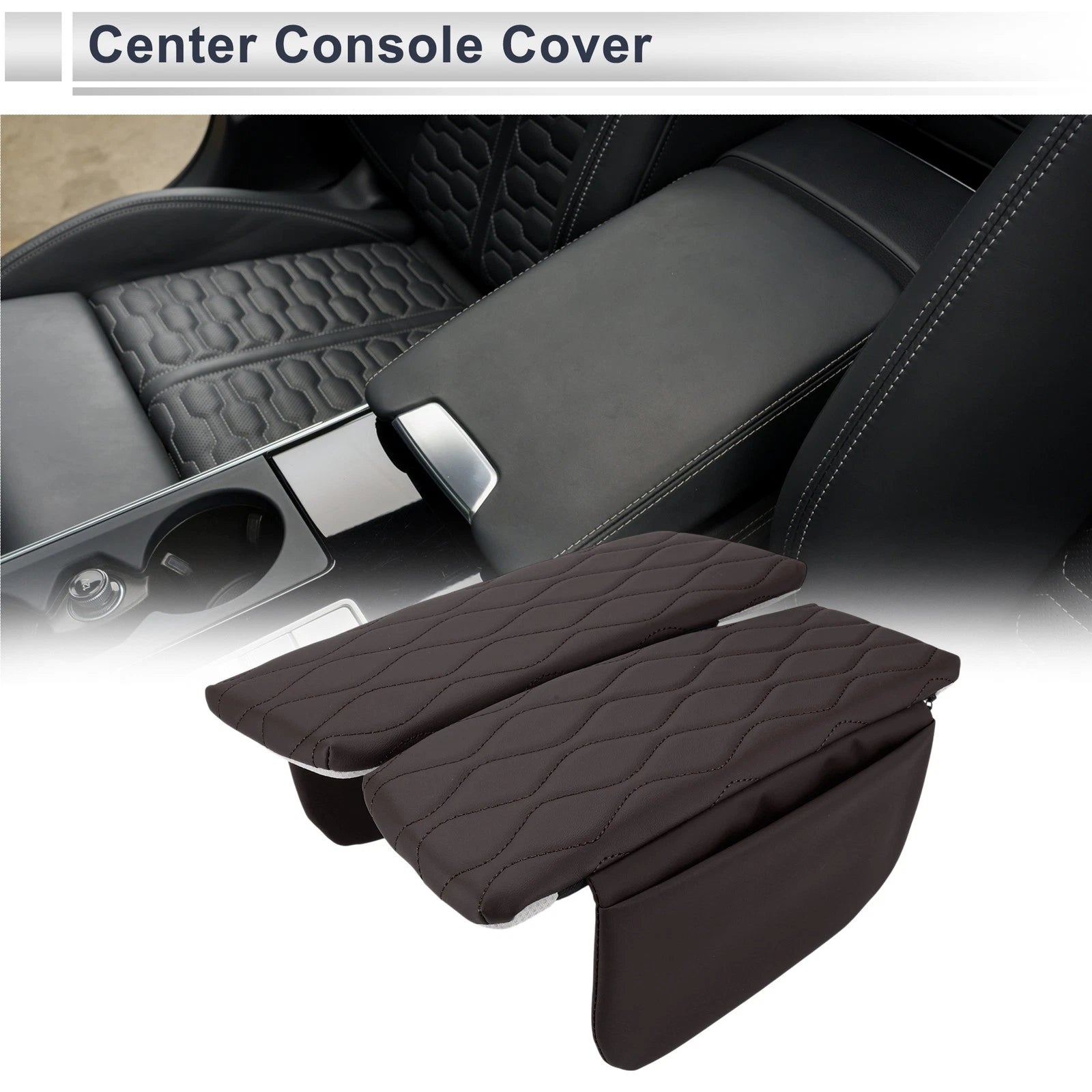 Center Console Cover with Storage Bag for BMW X5 G05 (2019–2023)