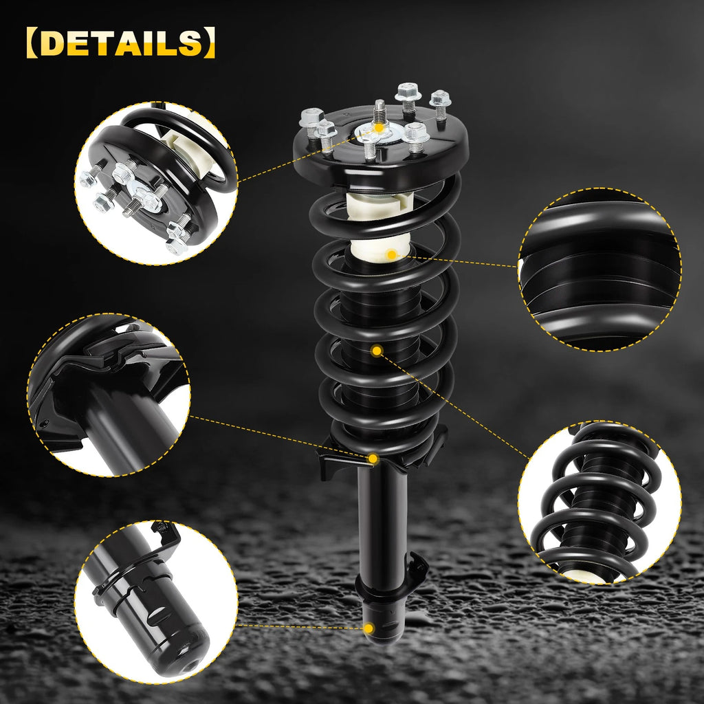2X Front Complete Struts for Acura TSX (2009–2012)