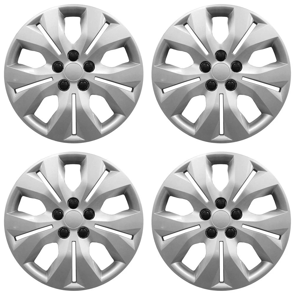 16" 5 Split Spoke Silver Wheel Cover Hubcaps for 2012-2015 Chevy Cruze