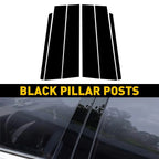 Set of 4 Black Pillar Post Window Door Cover Trim for Ford Explorer (2011–2019)