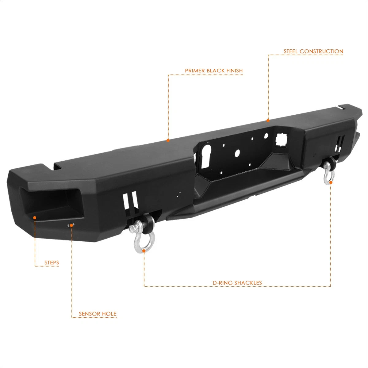 Front Left Bumper Bracket for Nissan Versa Sedan (2012–2019)