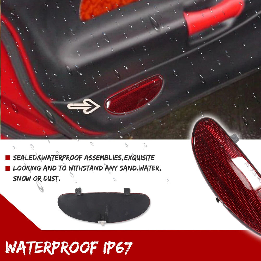 Red Lens Door Panel Reflector for Corvette C5 (1997–2004)