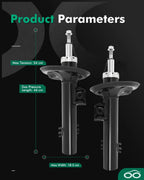 Front Pair Shocks Struts for BMW X3 2.5si 3.0si (2004–2010)