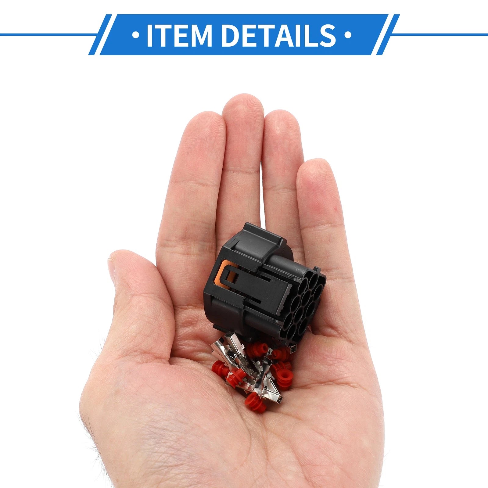10 Pin Front Headlight Connector Plug for Hyundai Reina, Kia 
