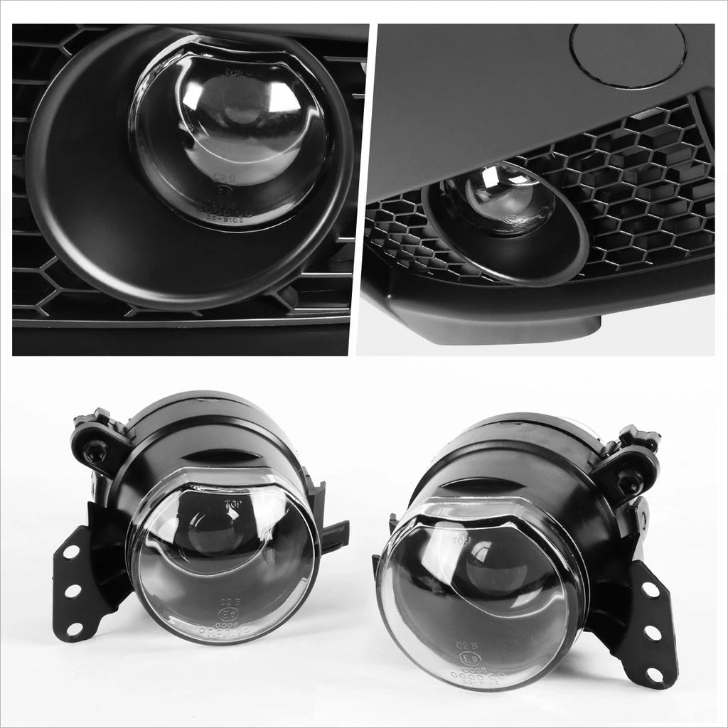 M3 Style Front Bumper Cover + Grille + Fog Light for BMW E90 3-Series (2009–2011)