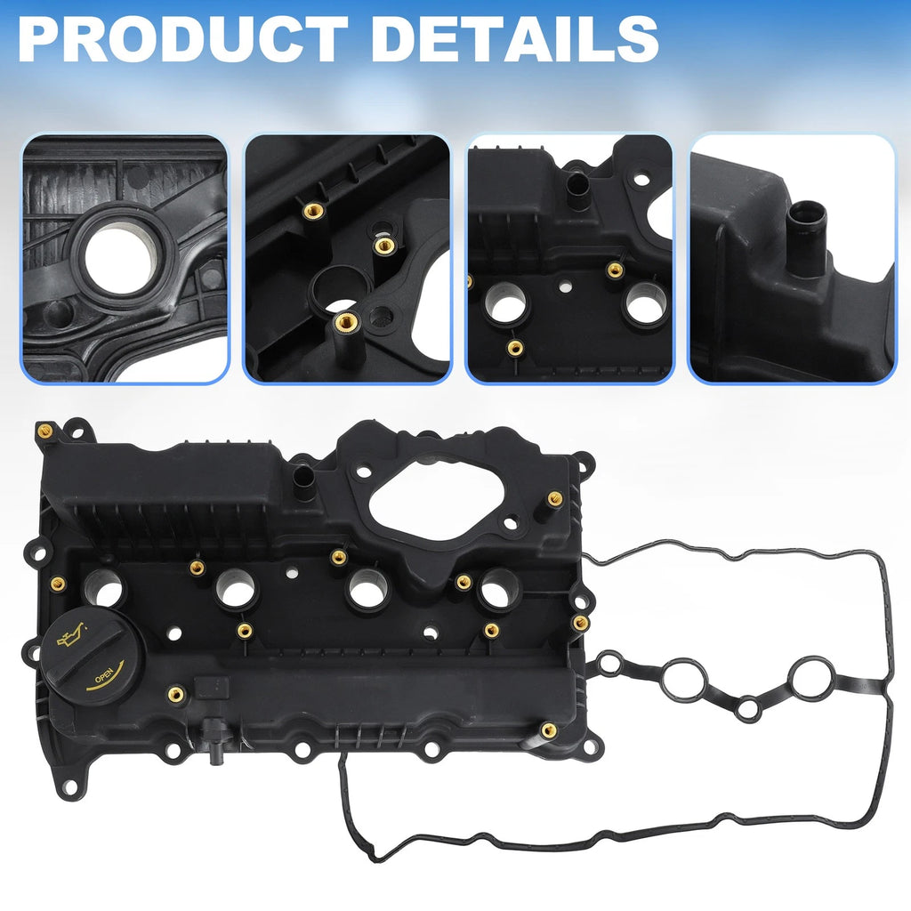 Engine Valve Cover w/Gasket for Hyundai Sonata (2015–2019) 224002GGB0 224102GGA1