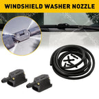 2pc Windshield Washer Wiper Sprayer Nozzle for
