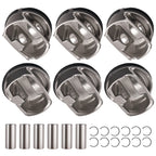 6PCS Engine Piston Kit for Saturn Outlook, Chevy Camaro 3.6L (2009–2011) 12616972