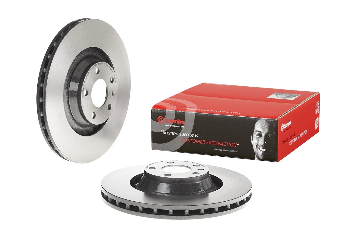 Brembo PVT Coated 347mm Brake Disc Rotor for Audi A6 Quattro