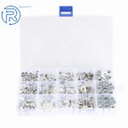 150 Pack Aluminum Rivet Nut Kit for Standard Inch SAE (Imperial)