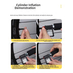 9-in-1 Bike Repair Multi Tool with Inflation Nozzle for Quick Tire Repairs