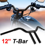 12" Rise MX-T Bars Handlebar for Harley Dyna Softail Sportster XL 883 1200