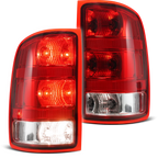Pair Halogen Tail Lights for GMC Sierra 1500 2500HD 3500HD (2007–2013)