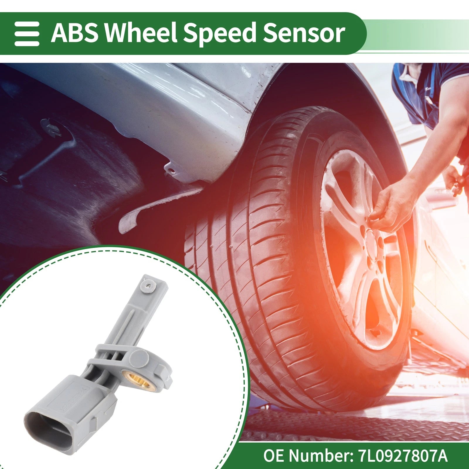 ABS Wheel Speed Sensor No. 7L0927807A for Audi Q7 (2007–2012)