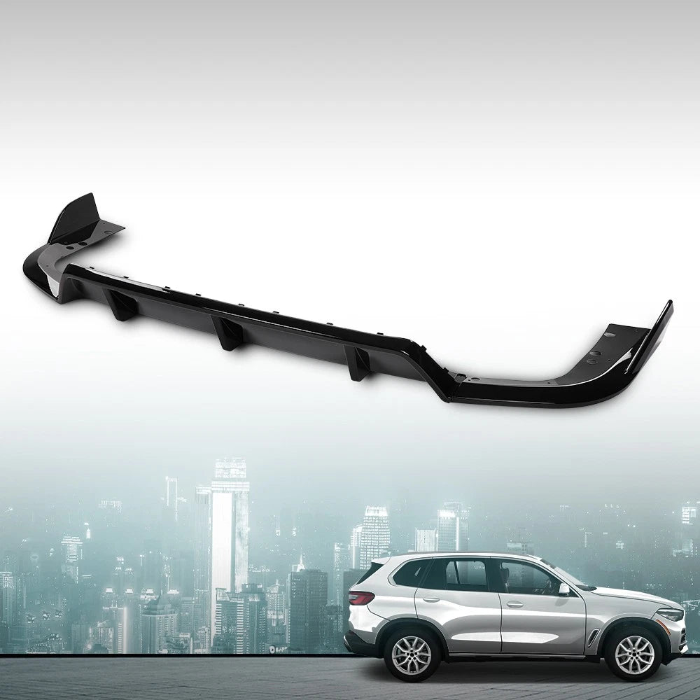 Gloss Black Rear Bumper Diffuser for BMW X5 G05 M Sport (2019–2025)