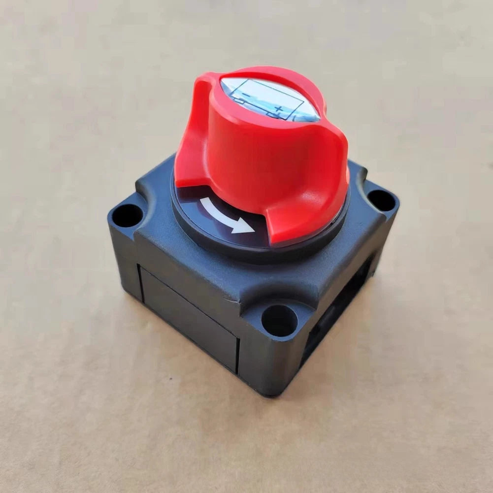 Battery Disconnect Switch for Trucks, Boats, Cars, RVs (Copper, Plastic)