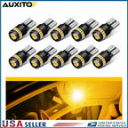 T10 Amber Yellow License Side Marker Light Bulb for Various Vehicles (YYYY–YYYY)