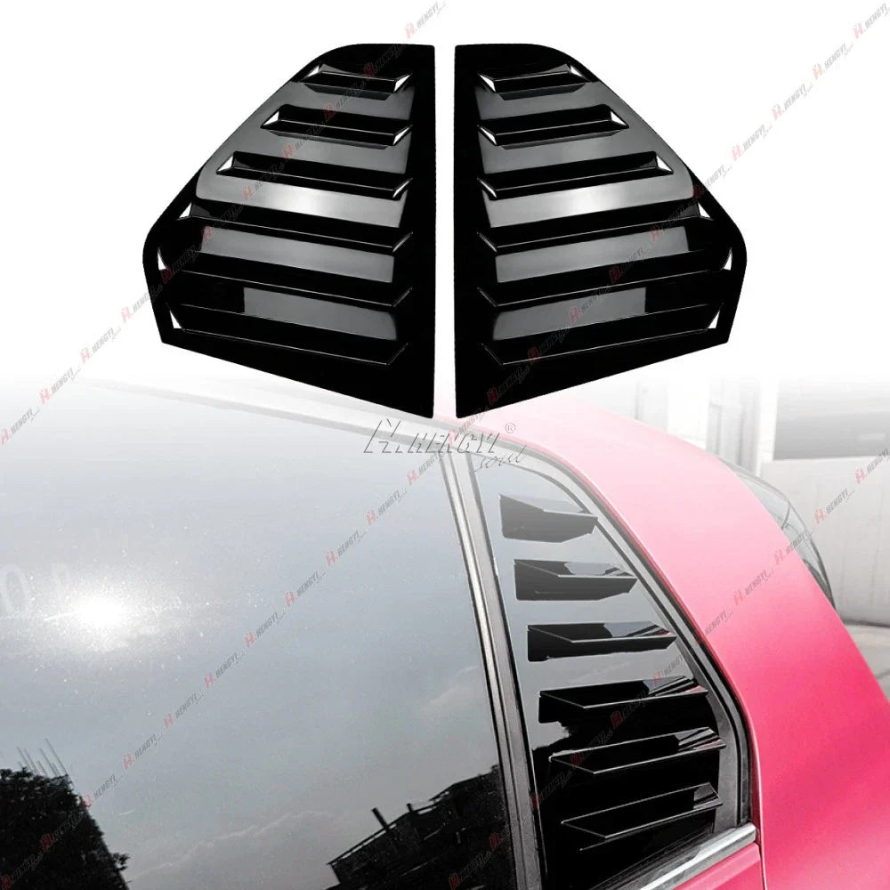 Rear Side Window Glass Louver Shutter Vent Cover for Golf Mk8 Hatchback (2021–24)