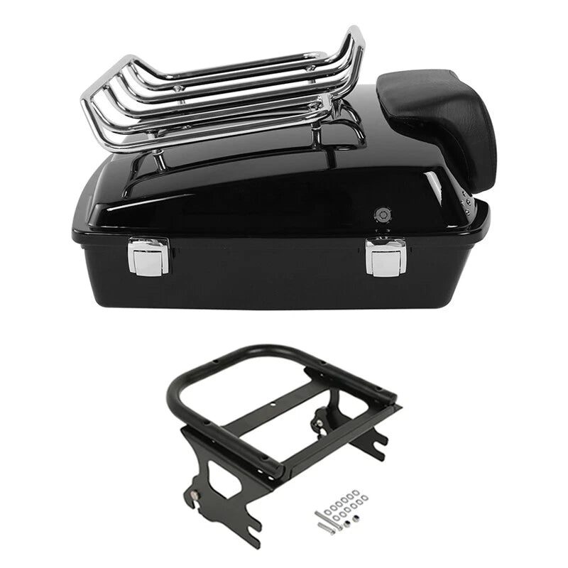 Razor Trunk Backrest Mount Rack for Harley Touring (1997–2008)