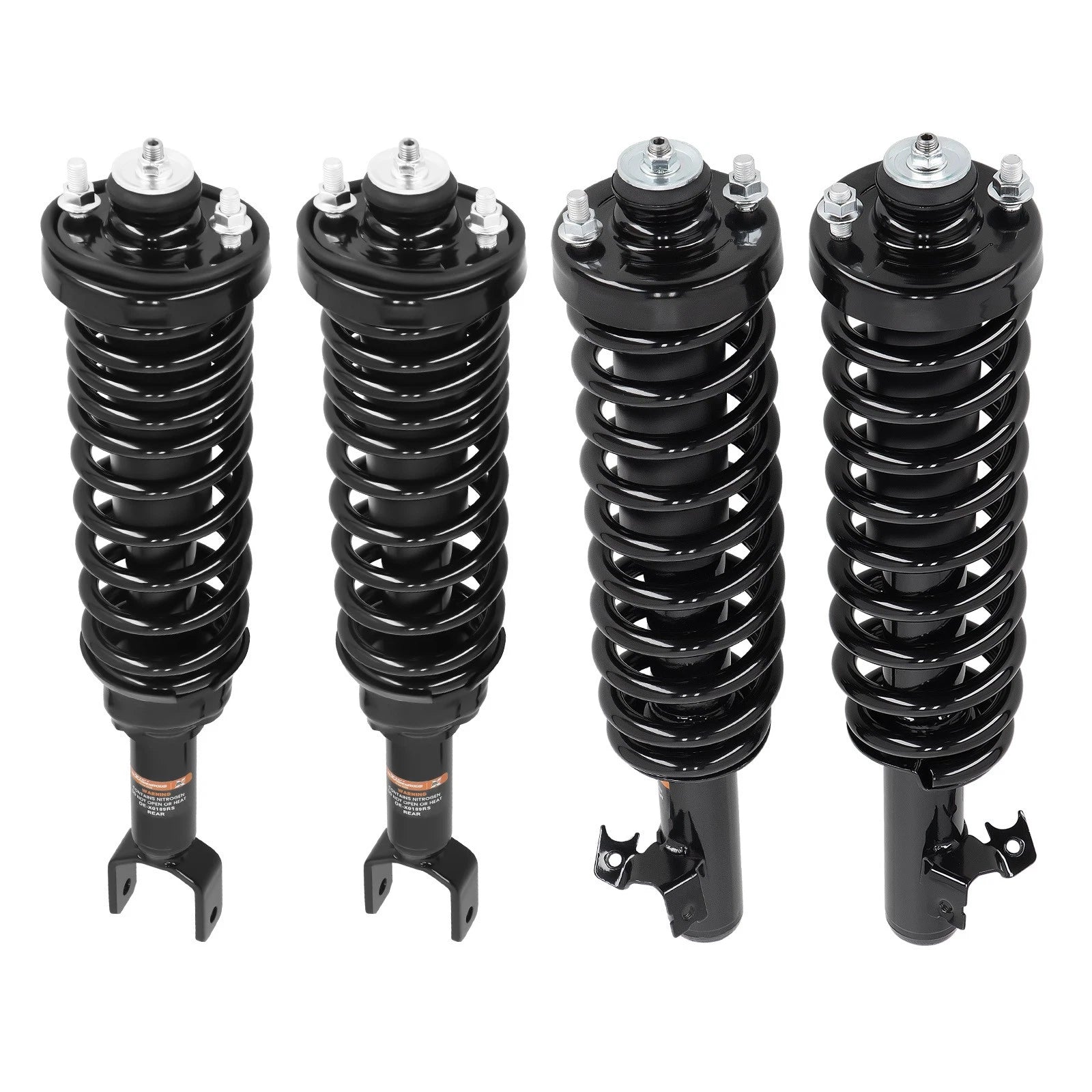 4pcs Front Complete Strut & Rear Shock Absorber for 1992-1995 Honda Civic