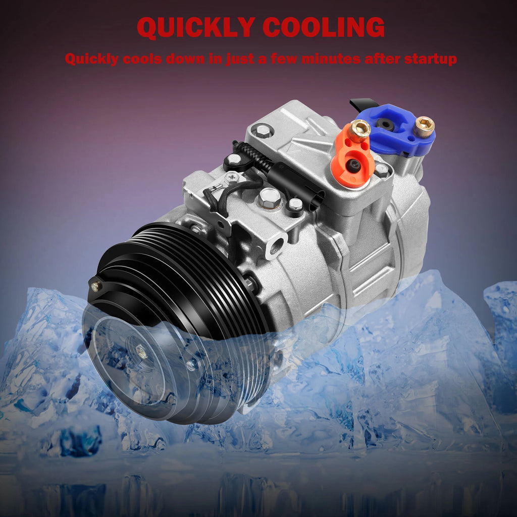A/C Compressor for Mercedes-Benz CLK320 (1998–2002) & Dodge Sprinter (2004–2008)