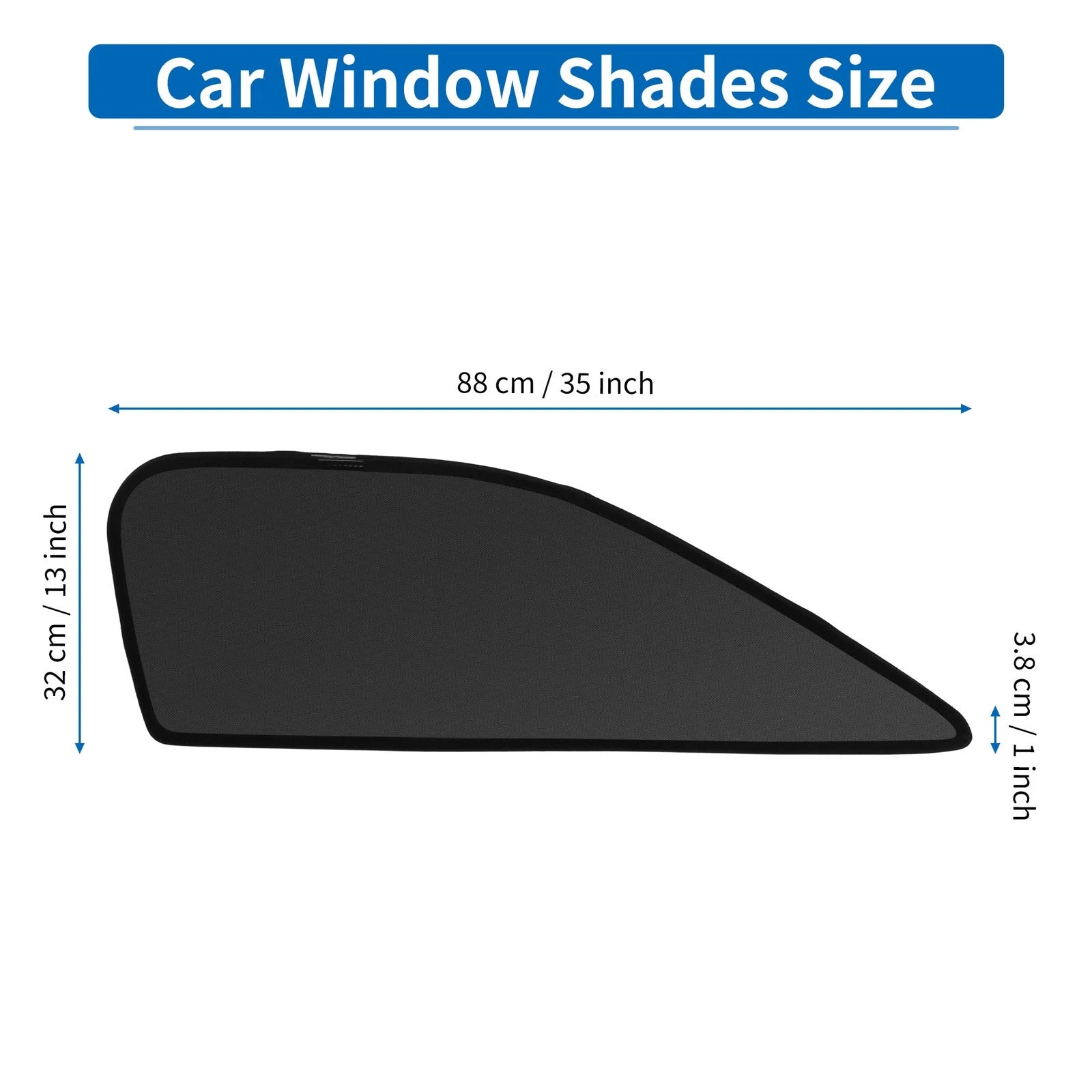 Car Window Cover for Honda Vezel RV Series (2013–2023) Net Black