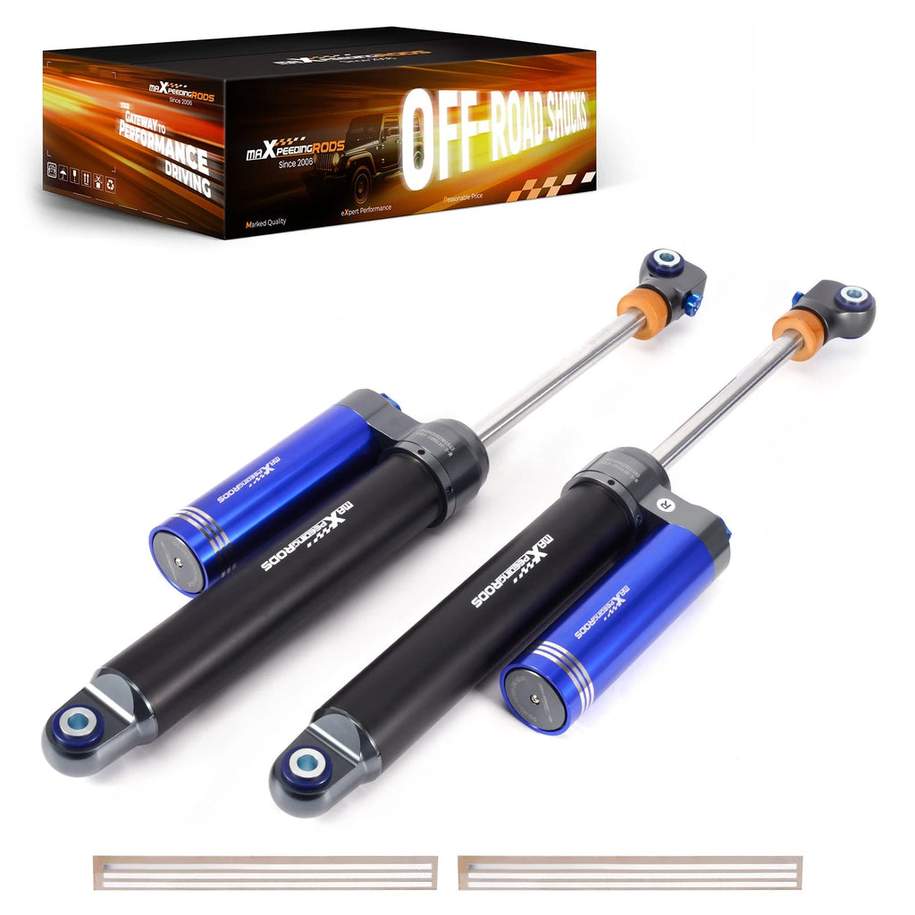 Rear Reservoir Shocks Pair for Chevrolet Silverado 2500HD 3500 (2001–2019)