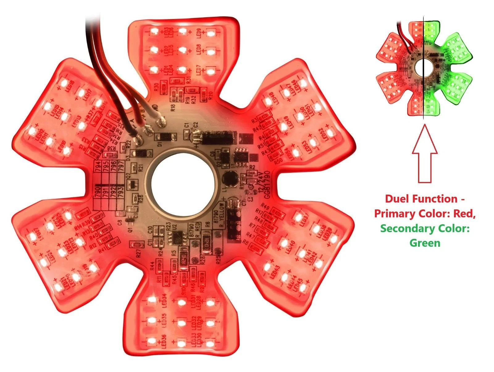 Air Cleaner Light Dual Function 54 LED Replacement for Peterbilt Kenworth (2000–2025)