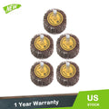 Set of 5 Aluminum Oxide Flap Wheels for Various Applications (1-1/2" x 1" x 1/4")