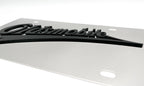 Chrome Metal License Plate for Oldsmobile Emblem Logo (Universal)