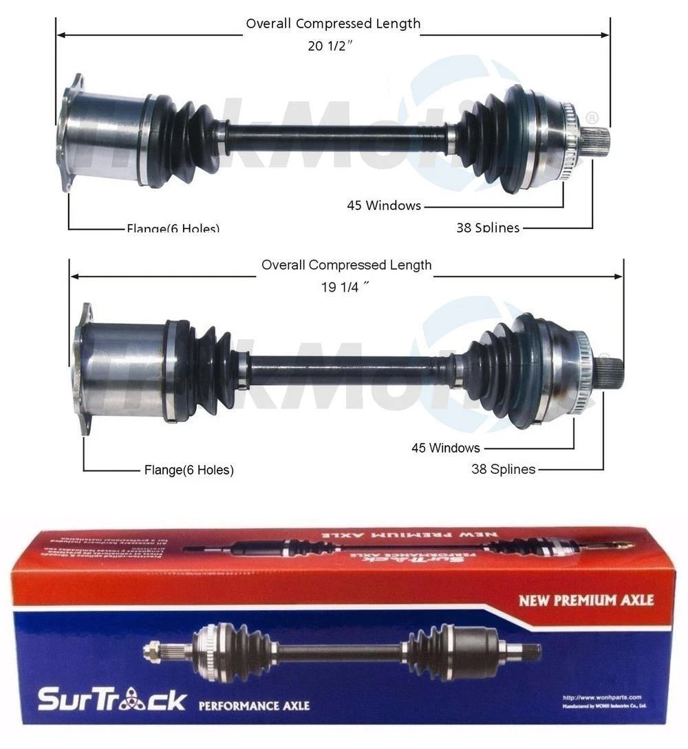 CV Axle Shaft Kit for - Front Driver & Passenger Side