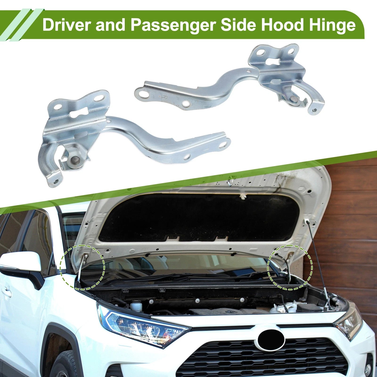 Hood Hinges for Toyota Corolla (2014–2017) No. 5342002250, 1 Pair
