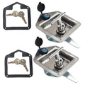 Trailer Door Latch T-Handle Lock for Camper RV Truck